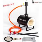 DEVIL-FORGE DFSW Gas Propane Forge Farrier Burner Furnace Kiln +Tongs UK (NEW)