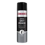 Simoniz Acrylic Grey Primer Spray Paint 500mL Strong Surface Adhesion SIMP11D