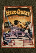 Heroquest Sticker Album 1991 Merlin Stickers, Not Complete