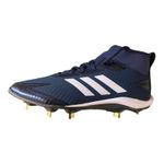 adidas Adizero Stabile Pro Mid Baseball Shoes Metal Cleats Navy UK Sizes 7-11.5