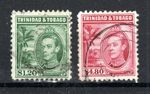 Trinidad and Tobago 1940 $1.20 and $4.80 King George VI values SG 255-56 FU CDS