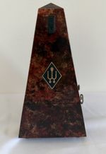 Vintage Wittner Maelzel Designer Series Metronome Bell West Germany Marbled