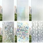 5M Frosted Window Film Privacy Glass Etched Vinyl Bubble Free Static Cling Roll