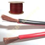100M Reel Red/Black electrical cable Car Home wire 15A Meter 45/0.2mm 15 AMP