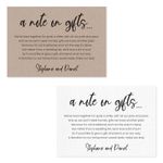 Personalised Wedding Honeymoon Gift Money Poem Cards - A7 Honeymoon Wish Inserts