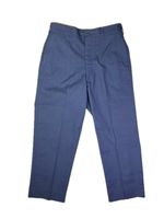 Vintage 1960 Statham Garment Corporation Blue Wool Pants Meas. 33x29 18oz Fabric
