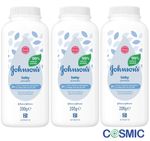 3 X Johnson's Baby Powder 200g