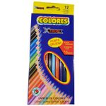 2 PACKS (24 pencils) MULTI COLOURS PENCIL CRAYONS artist colouring crayon pens