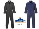 Portwest Zipped Overall Work Welder Mechanic Boiler Suit-Regular C813 Liverpool