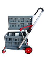 Clax Red Edition Premium Folding Transport Mobile with 2 Folding Boxes