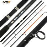 NGT 14Ft Oceancast Beachcaster Rod Shore Sea Surf Fishing Rod 3pc 4-7oz CW