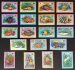 Tuvalu 1979 SG105 - SG122 Fishes 1st Series Set of 19 MNH