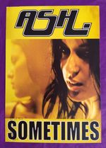 ASH - Tim Wheeler - Promo Post Card For Sometimes. Free All Angels. 340.