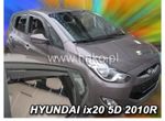 HYUNDAI ix20 Hatchback 5-door 2010-2020 4-pc Wind Deflectors HEKO Tinted