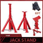 2X Axle Stands Floor Jack Heavy Duty Lifting 3 Ton Capacity Stand Car Caravan RV