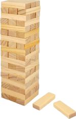 54Pcs Wooden Tumbling Tower Stacking Game Fun Blocks Classic Building Gift Box