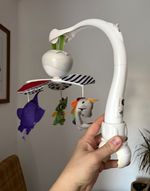 Tiny Love Born to Party 3-in-1 Take-Along Musical Clip-On Cot Mobile 0-6M