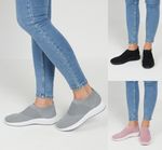 Womens Sneakers Trainers Slip On Comfy Running Walking Gym Sports Sock Pumps