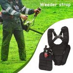 Adjustable Padded Shoulder Harness Strap For Garden BrushCutter Trimmer Strimmer