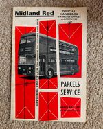Midland Red Parcels Service Handbook Parcels Offices & Agencies Jan 1970