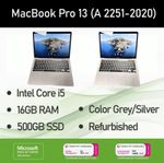 Apple MacBook Pro 13" 2020 i5 2.0GHz 16GB RAM 500GB SSD A2251 Retina