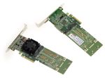 Pcie 3.0 8x Controller Card for 4 SSD M.2 NVMe M Key (M2 NGFF). Plx Pex 8747