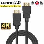 HDMI CABLE 2.0 HD 4K 2160P 3D HDTV 1080P 2160P HIGH SPEED GOLD PLATED FAST LEAD