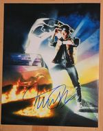 Michael J Fox Genuine Signed Photograph. Back To The Future.