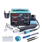 YIHUA 862D++ 750W Digital 2-in-1 Soldering & Hot Air Rework Station Complete Kit