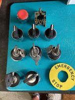 Telemechanique ZB4 Job Lot Of 11 Items Of Various Key Switches And Switches