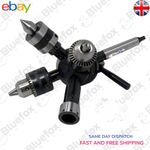 MT3 Tailstock Turret Quad Head Quick Change Tool with 4 Attachments | Lathe