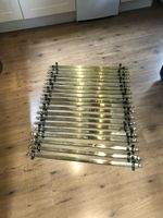 16 Victorian Brass Stair Rods + 32 Clips