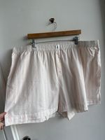 Anthropologie Pink Stripe Shorts - Size 3x
