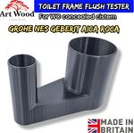 Toilet frame flush TESTER WC concealed cistern GROHE NES AICA GEBERIT ROCA