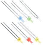 2mm Lighthouse Tower LED - White, Warm White, Red, Blue, Green, Yellow, Orange