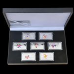 7pcs/box Disney 100 Years Silver Bar Set | Mickey, Minnie, Donald | 100 Years