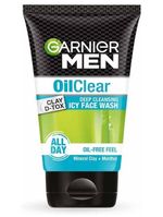 Garnier Men Oil Clear Deep Cleansing Face Wash 100g Icy Clay D-Tox