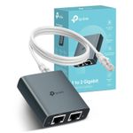 TP-Link EH210 Ethernet Splitter,1 to 2 Gigabit 2-Port Gigabit, Space Grey