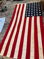 Valley Forge Flag Co. WW1 Flag 5 x 9 1/2 ft.  Excellent .Cotton sewn on Stars