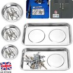 5Pcs Magnetic Parts Tray Set Magnetic Tool Trays Holder for Socket Screw Nut New
