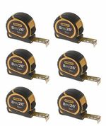 6 Pack of Stanley 1-30-656 8 Metres / 25ft Tylon Blade Tape Measures Bulk