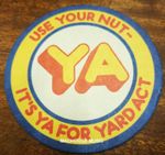 YARD ACT Use Ya Nut it's YA For YARD ACT - Promo COASTER Fully SIGNED