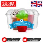 10/12/16/20oz Smoothie Cups and Dome Lids - Milkshake, Party, Juice, Slush