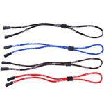 4 Pcs Eyewear Rope Non Adjustable Sports Glasses Strap for Outdoor Use