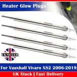 4pcs 4.4V Diesel Heater Glow Plugs For Vauxhall Vivaro X82 1.6 2.0 CDTi 06-2019