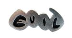 Good Evil Pewter Pin Badge