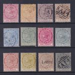 Trinidad, Tobago QV, 1879 - 1886 Used, MM. Cat app £490 (ex 5s fake cancel).