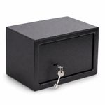 NEW! 10L Key Operated Steel Safe Box Security Home Office