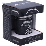 Metallica Shot Glass Black Album Heavy Metal Officially Licensed - Nemesis Now