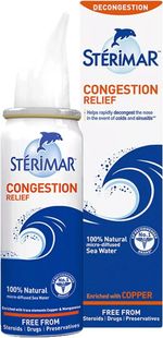 Sterimar Congestion Relief Nasal Spray 100ml - 100% Natural Micro Sea Water